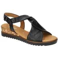 Gabor Damen Sandalen G-Weite 62.751 Schwarz - Schwarz - 37,5