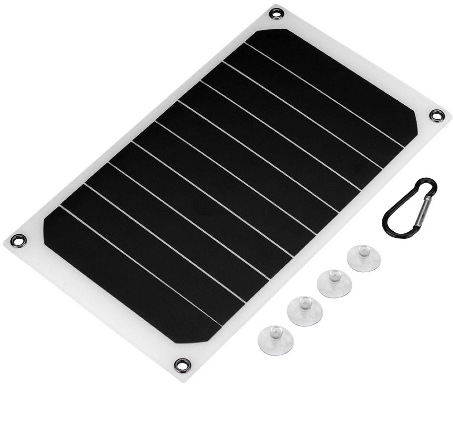 Solar Power Panel Ladegerät, Tragbares 10W Outdoor IP64 Wasserdichtes Solar Panel Mobile Power Charger 5V USB Ausgang