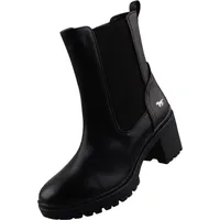 Mustang Damen Elegante Stiefelette 1409511 Schwarz - 36