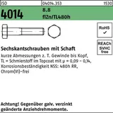 Sechskantschraube ISO 4014 Schaft M16x140 8.8 flZnnc 480h-L 25 Stück