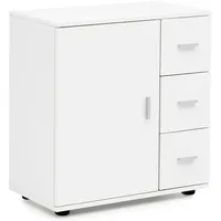 FineBuy FB52416 Badschrank 60 x 65,5 x 33 cm Weiß
