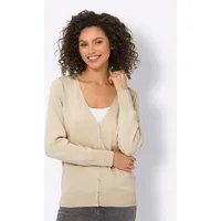 Heine Feinstrickjacke in beige | 46