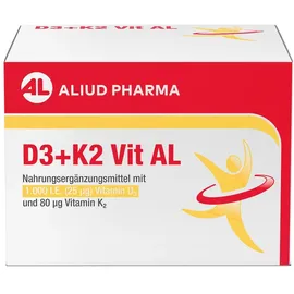 Aliud D3+K2 Vit AL 1000 I.E./80 ug Kapseln