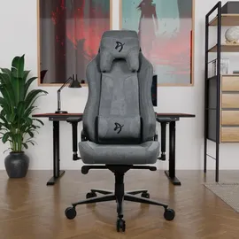 Arozzi Vernazza Soft Fabric Gaming Chair grau