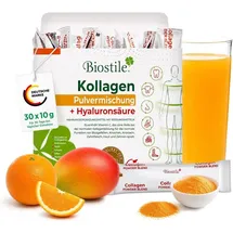 Biostile Collagen Powder Blend mit Hyaluronsäure Beutel 30 St.
