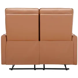dorel home Couch Kunstleder/Webstoff 2-Sitzer Braun