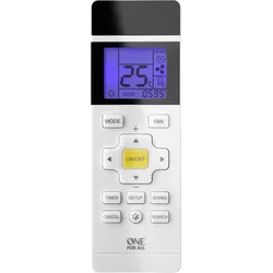 One for All Universal A/C Remote - Universalfernbedienung - Anzeige - LCD