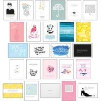 Nova Md Postkarten Sprüche - Postkarten Set mit 25 hochwertigen versch. liebevollen Motiven und wunderschönen Sprüchen und Zitaten