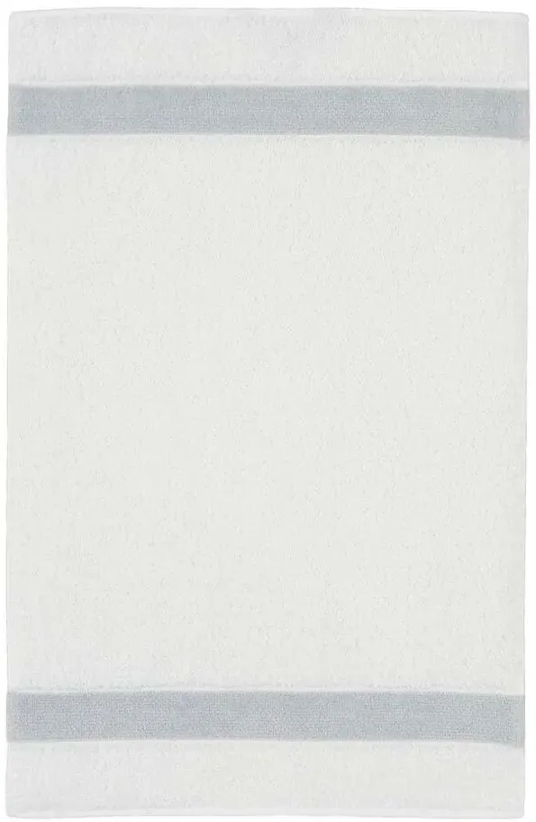 Feiler Handtücher Exclusiv mit Chenillebordüre Gästetuch 30x50 cm | silber - grau