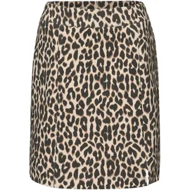 street one studio Bleistiftrock Damen Animalprint Schwarz 38