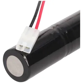 AccuCell Notleuchtenakku NiCd 3,6V 4500mAh L1x3 Mono D mit 200mm Kabel einseitig ersetzt 3,6 V Akku