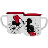 Neatik Geda Labels Disney mug Mickey Kiss Sketch Rouge, Tasse