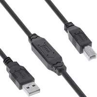 InLine USB 2.0 Aktiv-Kabel, USB-A Stecker zu USB-B Stecker, 10m