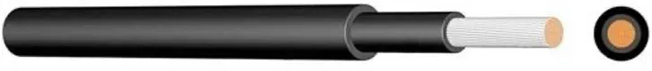 Solarkabel H1Z2Z2-K 1X10 Schwarz (100m)