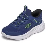 Skechers Jungen Bounder Pro Slip-InTurnschuhe, Navy, 38 EU