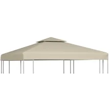 vidaXL Pavillon-Ersatzdach 310 g/m2 3 x 3 m Beige