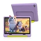Kinder Tablet 10 Zoll Android 14 Tablets für Kinders Kids Tablet PC Octa-Core 8 GB RAM 64 GB ROM 1TB Erweiterbar 1280x800 HD-Touchscreen 5MP+8MP Parental Control 5000mAh WiFi 6 BT5.3 Schutzhülle