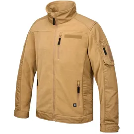 Brandit Textil Ripstop Fleecejacke braun S