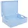 Creative Deco Holzkiste 40 x 30 x 14 cm 1-tlg. blau