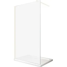 BuyLando.Shop Lily Walk-In-Dusche 100 x 200 cm weiß satiniert