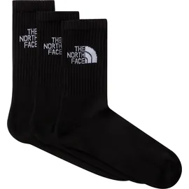 The North Face Everyday Standard Crew Socken 3er Pack Schwarz/Weiß 41-43