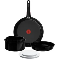Tefal Ingenio Explore On 7-tlg. Kochgeschirr-Set, Schwarz, L2679202