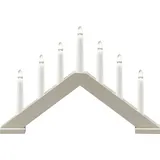 Konstsmide 3985-975 Schwibbogen Pyramide Warmweiß LED Beige (matt)