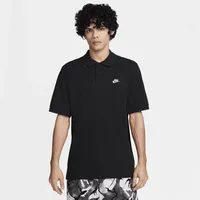 Nike Polo Shirt Herren Black/White Größe S