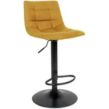VCM Middelfart Barhocker 43 x 88-108 x 45 cm Senfgelb