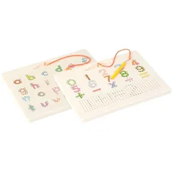 EDUPLAY Magnet Schreibtafel Ziffern- und Kleinbuchstaben, mehrfarbig