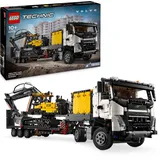 LEGO Technic Volvo FMX LKW mit EC230 Electric Raupenbagger