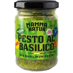 Mamma Natur Pesto mit Basilikum und nativen Olivenöl extra bio