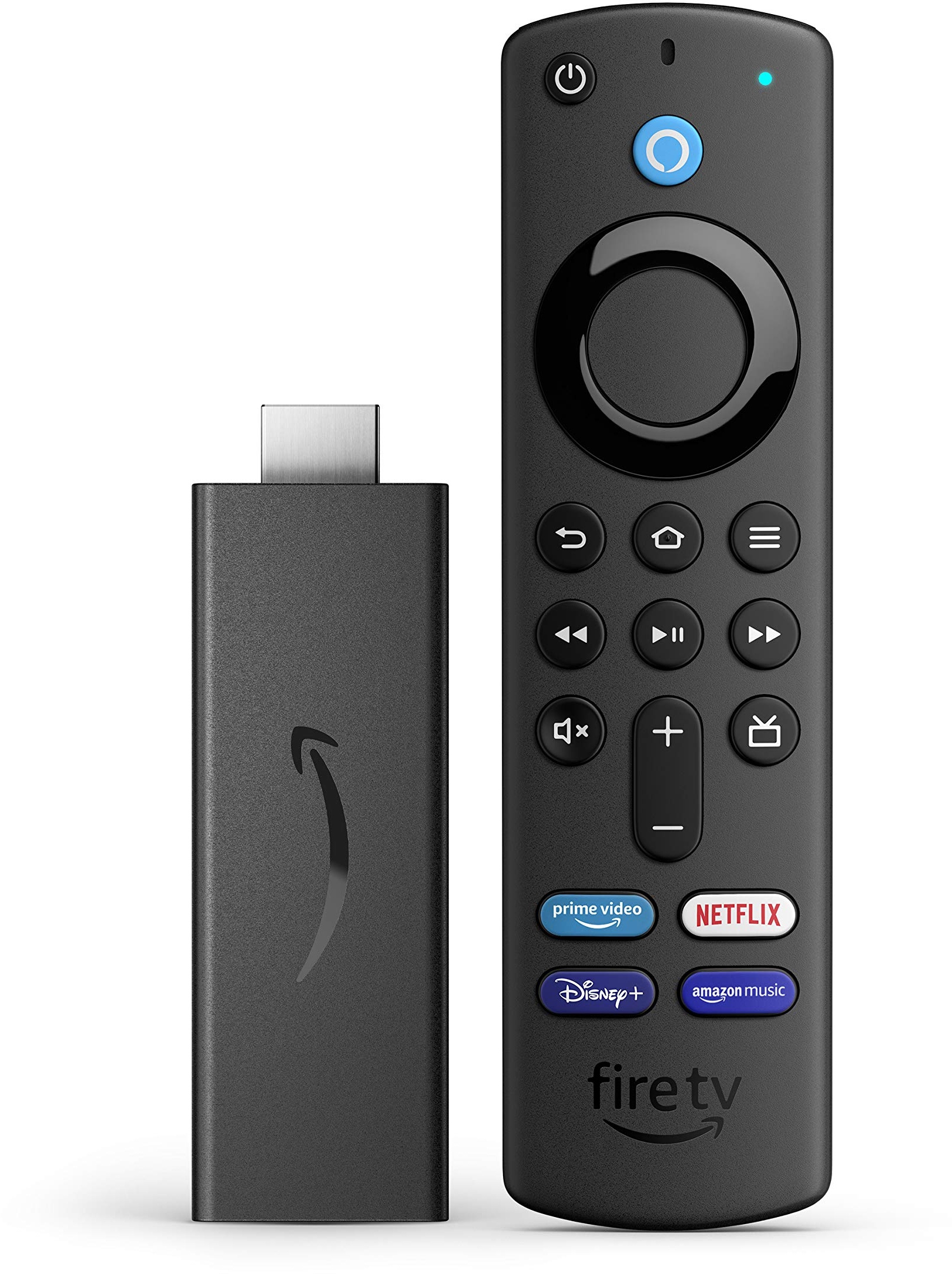 Amazon Fire TV Stick mit Alexa-Sprachfernbedienung (mit TV-Steuerungstasten) | HD-Streaminggerät