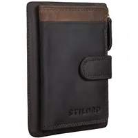 'Garrett' 2-in-1 Geldbörse und Schlüsseltasche Leder Damen und Herren Kartene...