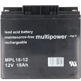Multipower MP18-12 Blei Akku 12 Volt 18Ah