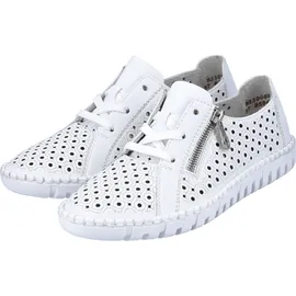 Rieker Schnürschuh Damen Weiß 36