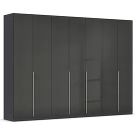 Rauch »Kleiderschrank Schrank Garderobe AGORDO TOPSELLER Schlafzimmer«, (in zwei Griff-Farben mit Dekor- oder Hochglanzfront), durchdachte Innenausstattung, in 6 Breiten und 2 Höhen MADE IN GERMANY, grau