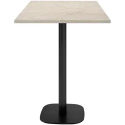 Restootab Stehtisch 60x60cm - Modell Round marmor yule