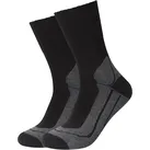 Skisocken CAMANO "function", Damen, Gr. 35-38, schwarz, Materialmix, mehrfarbig, meliert, normal, Socken, mit Komfortbund