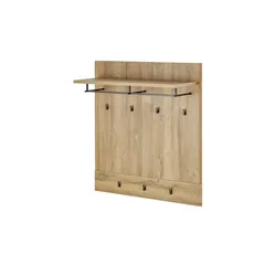Garderobenpaneel  Cochem ¦ holzfarben ¦ Holzwerkstoff ¦ Maße (cm): B: 93,6 H: 101 T: 32.5