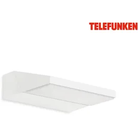 Telefunken Außenwandleuchte Kunststoff, Metall 17,2x14,1x5,2 cm inkl. LED 10 W weiß