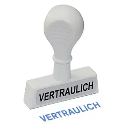 WEDO Textstempel Vertraulich 4003801005966 WEDO
