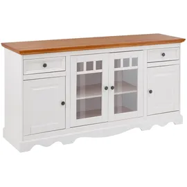 OTTO home Sideboard Melissa 169 x 85 x 45 cm Gelb / Weiß