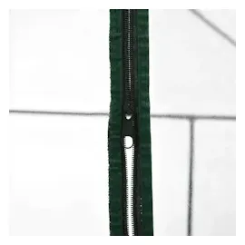 vidaXL Gewächshaus mit 8 Regalen 143 x 143 x 195 cm