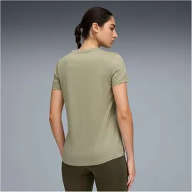 Puma TAD Essential Vneck Damen T-Shirt grün - Lux army S