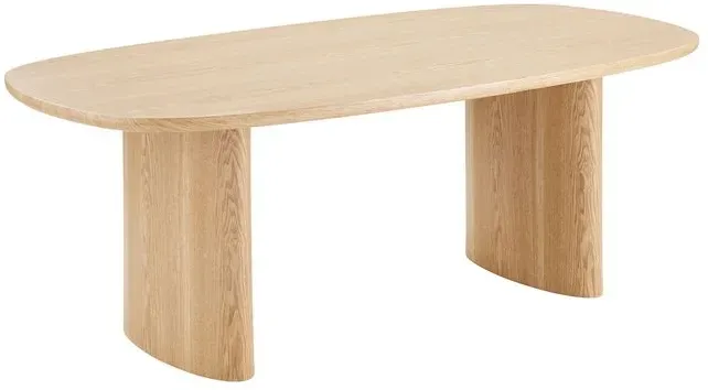 DAHEIM Esstisch Serra 210 x 110 cm Holz Braun Esche