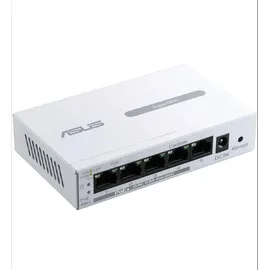 Asus ExpertWiFi EBP15 5-Port GbE Smart Managed PoE+ Switch (4 PoE+ Ports, 60W, unterstützt Power over Ethernet Weiß