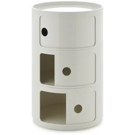 Kartell Componibili New Big Beistelltisch 69,5 x 42 x 42 cm Weiß
