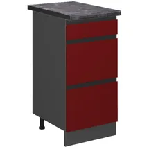 Vicco Schubladenschrank R-Line 40 x 60 x 81,5 cm Rot