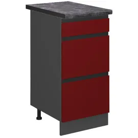 Vicco Schubladenschrank R-Line 40 x 60 x 81,5 cm Rot